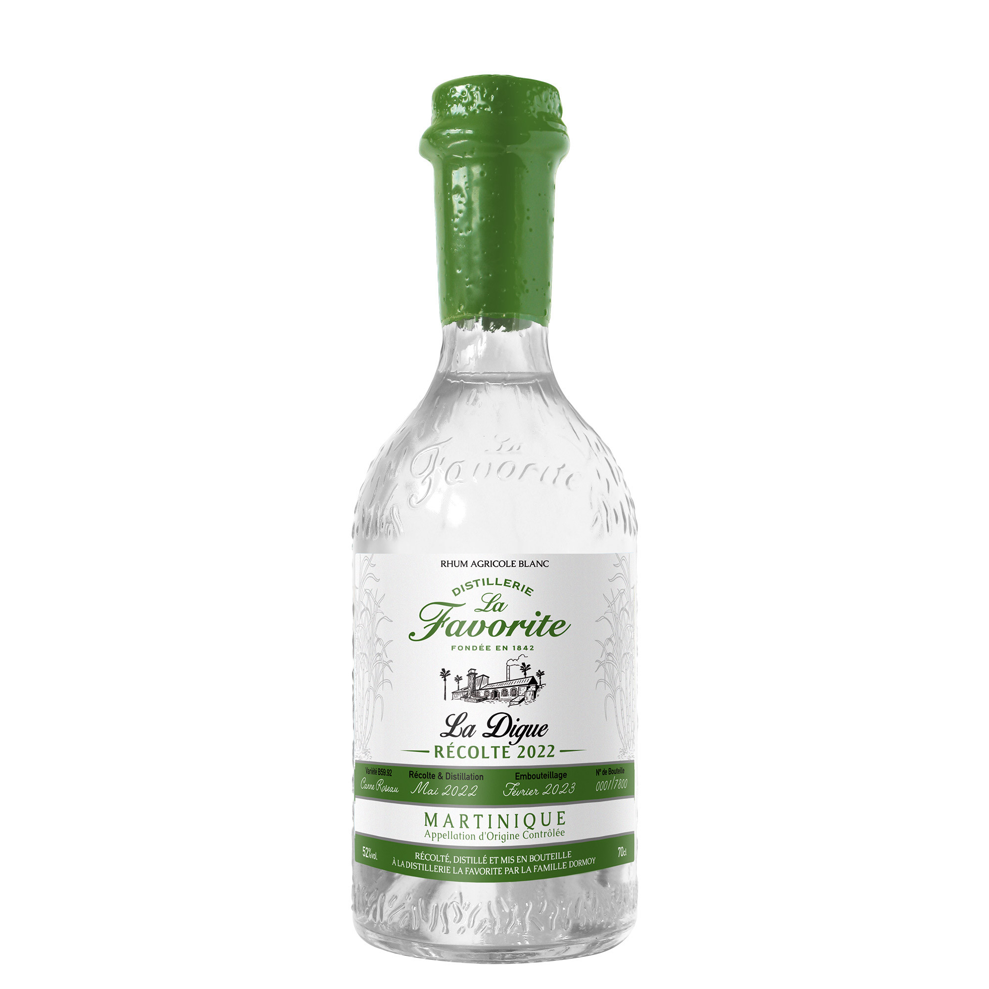 LA FAVORITE RHUM BLANC AOC CUVEE LA DIGUE