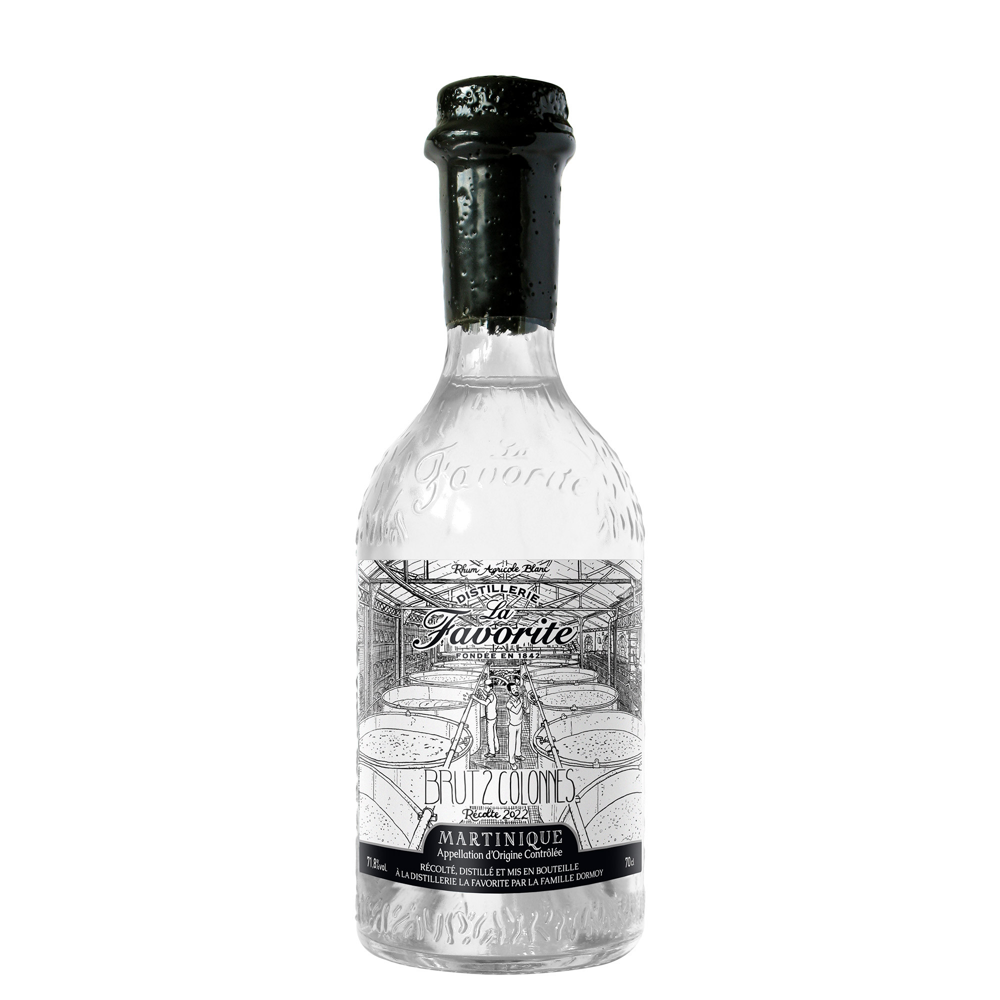 LA FAVORITE RHUM BLANC AOC CUVEE BRUT 2 COLONNES