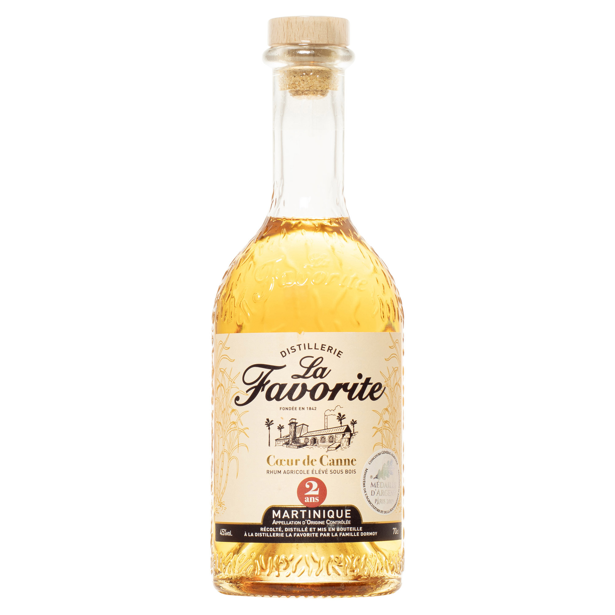 LA FAVORITE RHUM ELEVE’ SOUS BOIS AOC COEUR DE CANNE 2YO