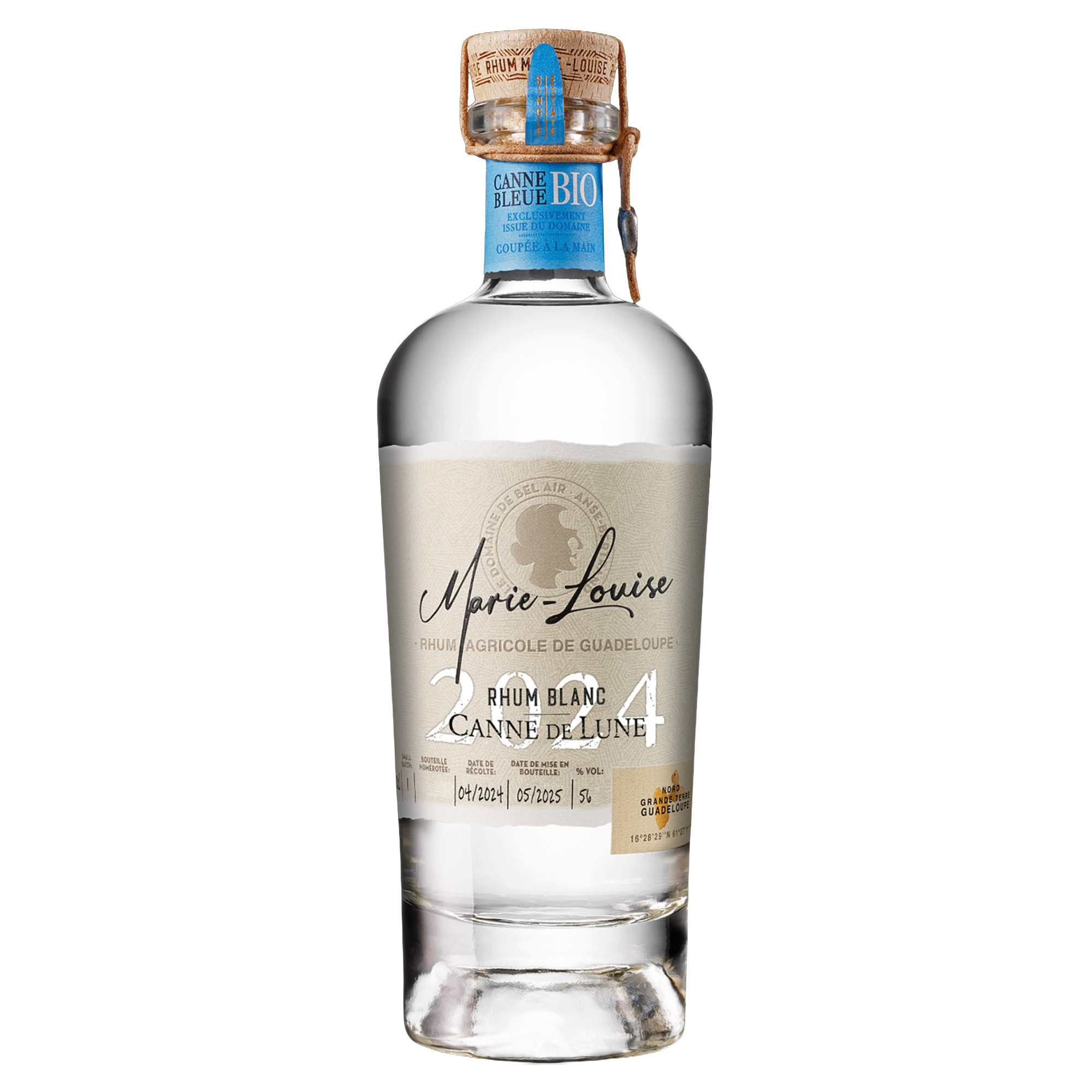 RHUM BLANC BIO MARIE LOUISE CANNE DE LUNE 2024